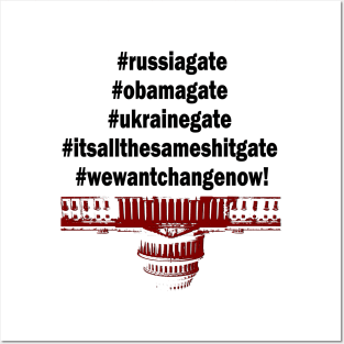 GATE HASHTAGS Front Posters and Art